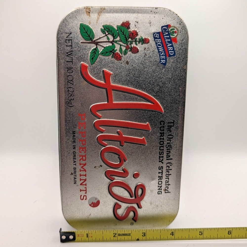 Altoids Peppermint Tin Vintage Callard & Bowser 10 oz Large Collectible Big Tin - Picture 6 of 6
